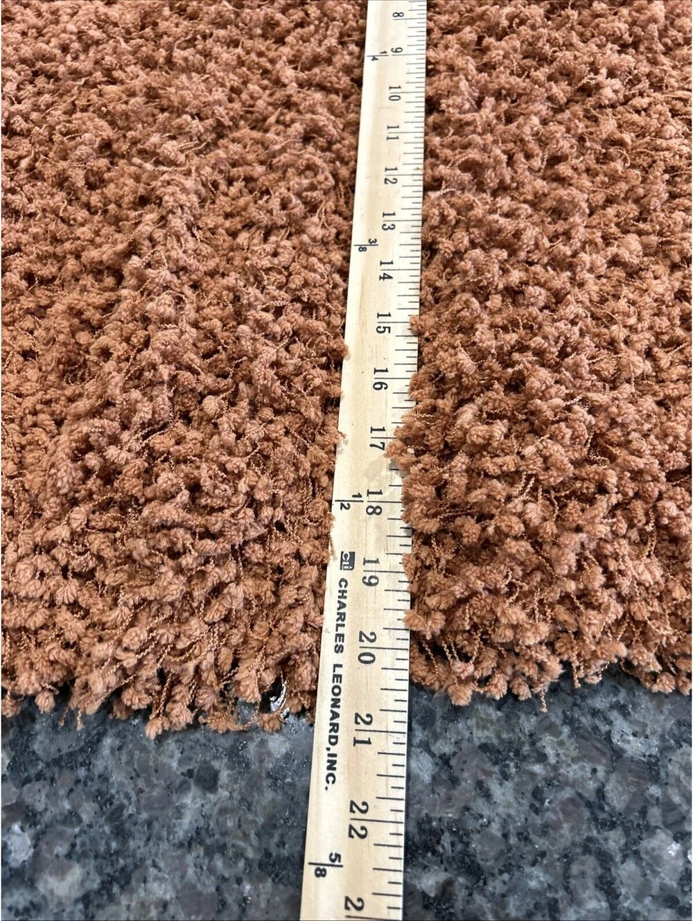 Mine Sweater Womens Medium Camel Fuzzy V Neck Popcorn Knit Boho Pullover